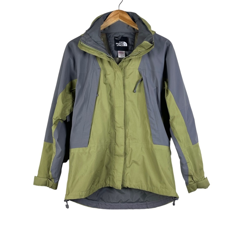 The North Face Jacket Rain Wind Women’s Green Gray